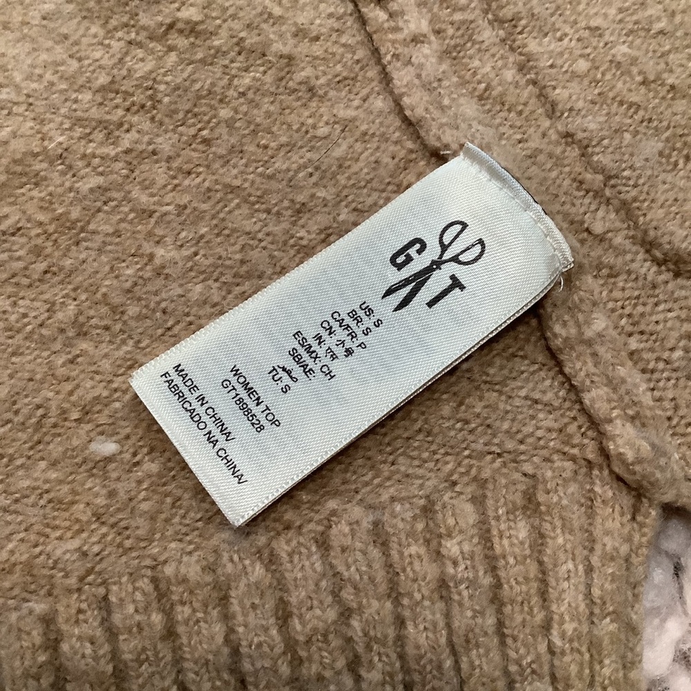 GoodThreads Camel/Tan Open Cardigan With Pockets - Picture 8 of 11